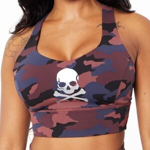 Lululemon Brown and Black Sports Bra with Racerback